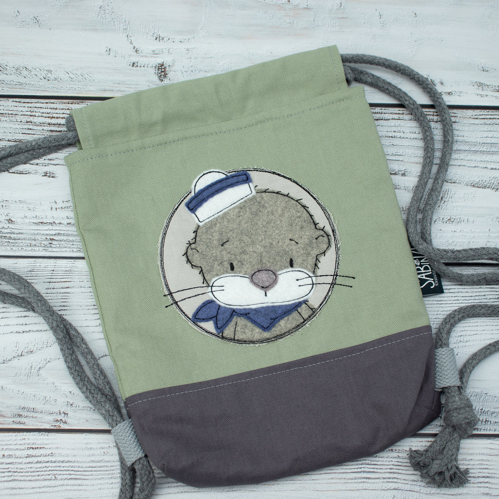 Kinder-Turnbeutel „Matrosenotter“ – Altmint