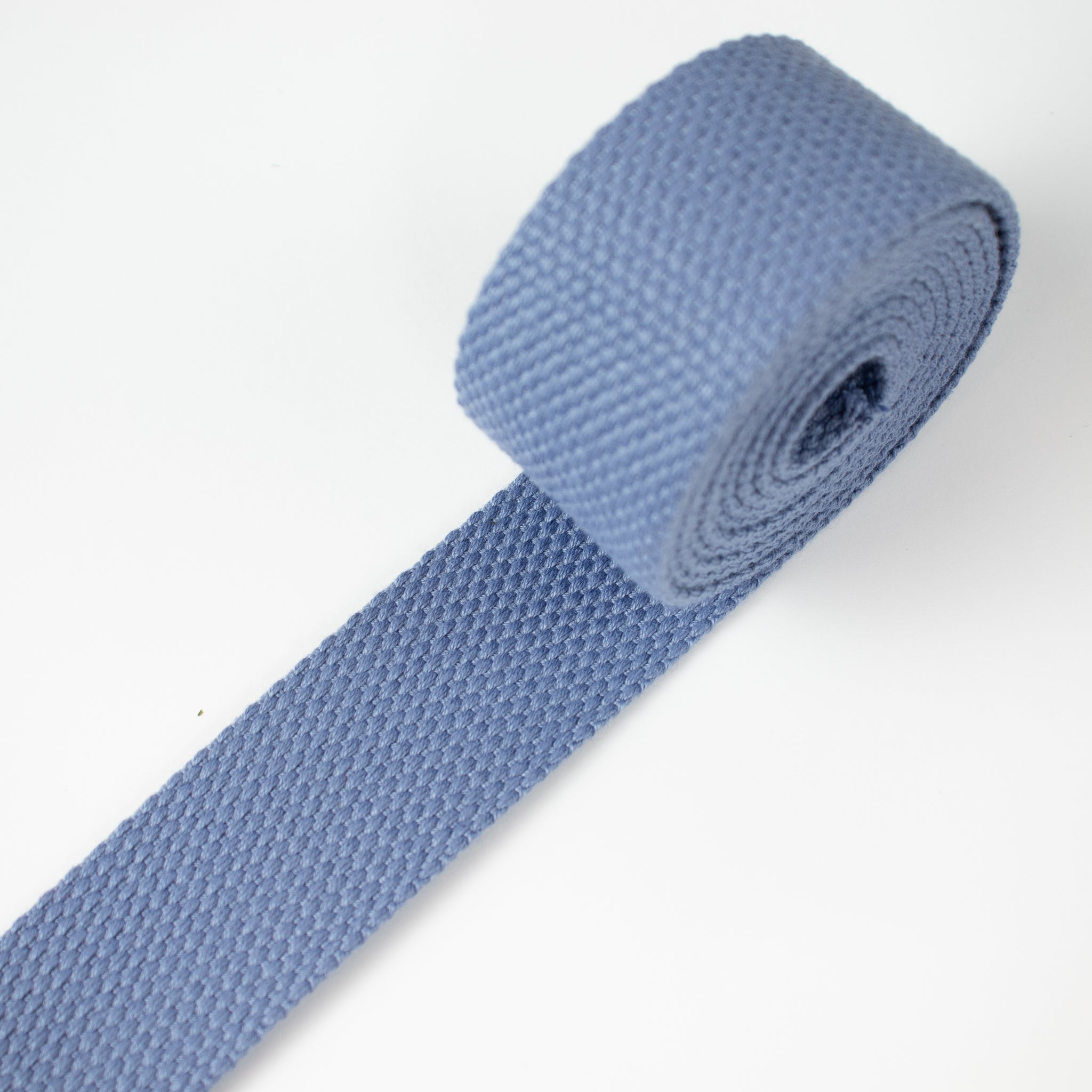 Gurtband 32 mm „Cloudy Blue“ – ZipperZoo, Meterware ab 0,1 m
