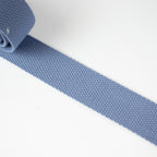 Gurtband 32 mm „Cloudy Blue“ – ZipperZoo, Meterware ab 0,1 m