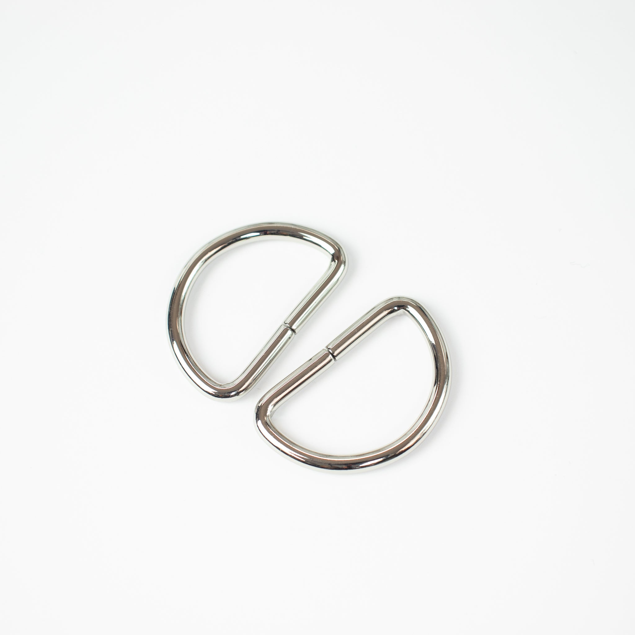 Basic D-Ring 32 mm – ZipperZoo, Doppelpack, Varianten Antique Brass / Nickel