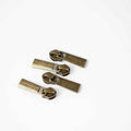 Classic #5S Zipper Slider – ZipperZoo, Nylon Coil, Varianten Antique Brass / Nickel