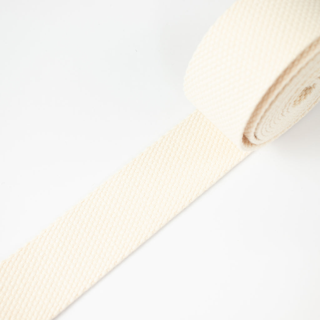 Gurtband 32 mm „Off White“ – ZipperZoo, Meterware ab 0,1 m