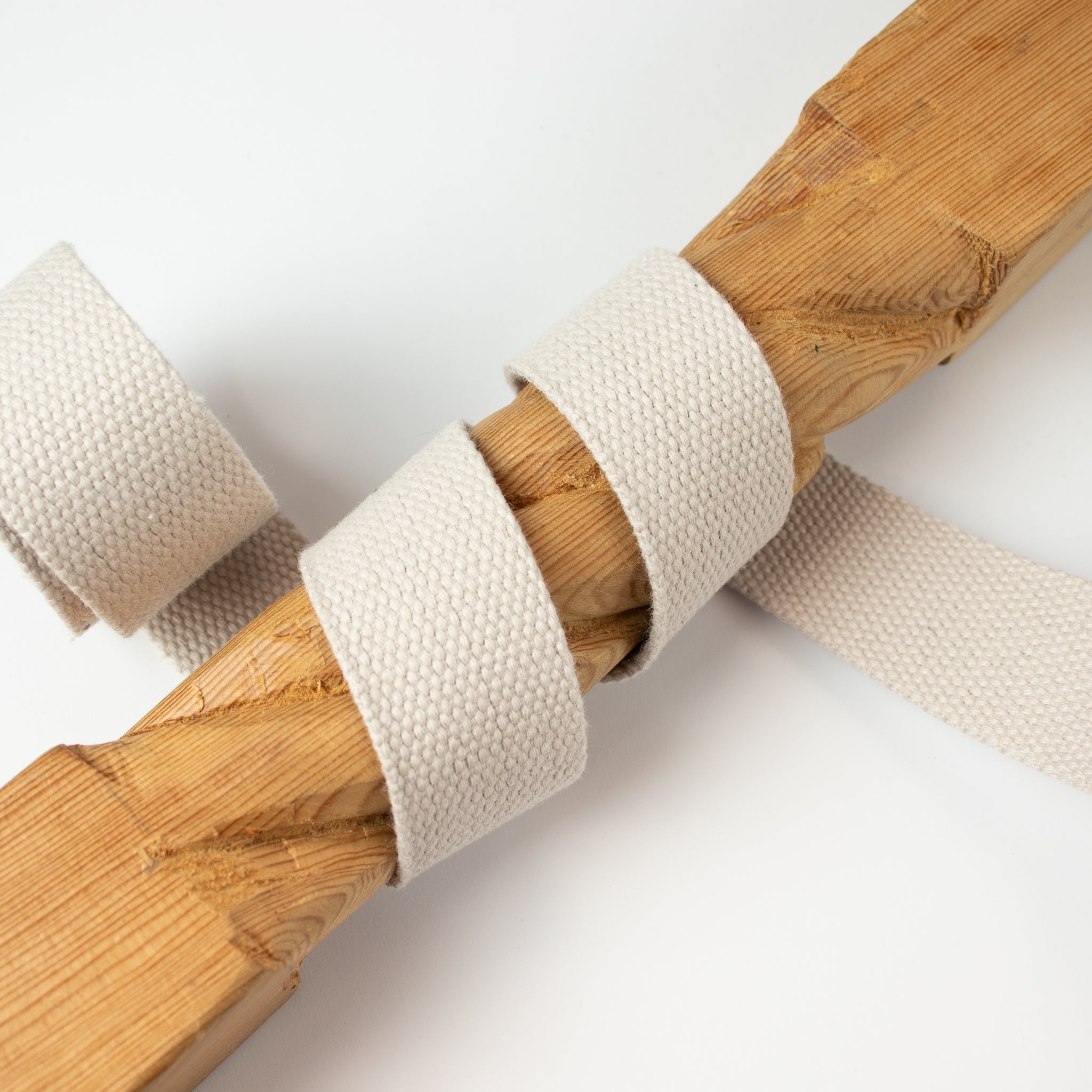Gurtband 30 mm – 100 % Baumwolle – fest & natürlich