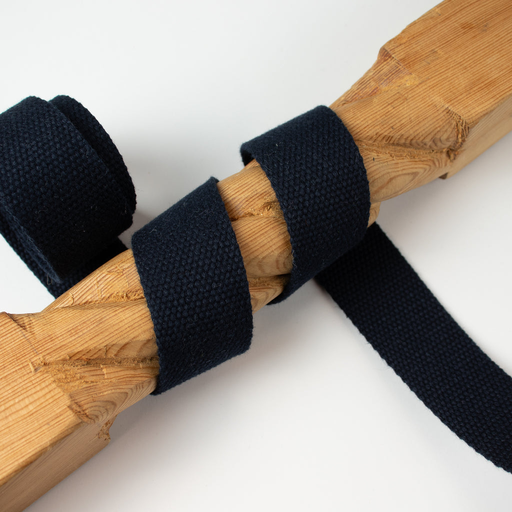 Gurtband 30 mm – 100 % Baumwolle – fest & natürlich