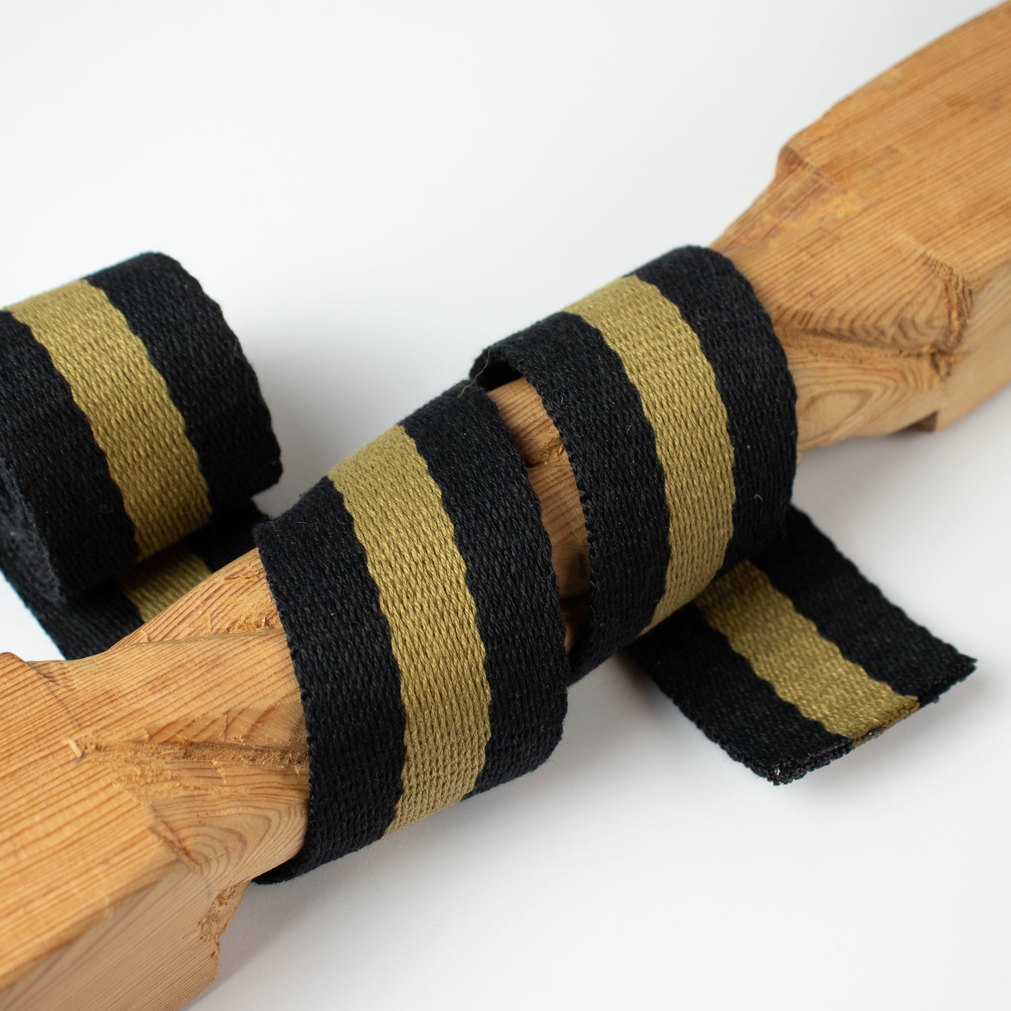 Gurtband 40 mm gestreift – Polyester/Baumwolle – weich & dekorativ