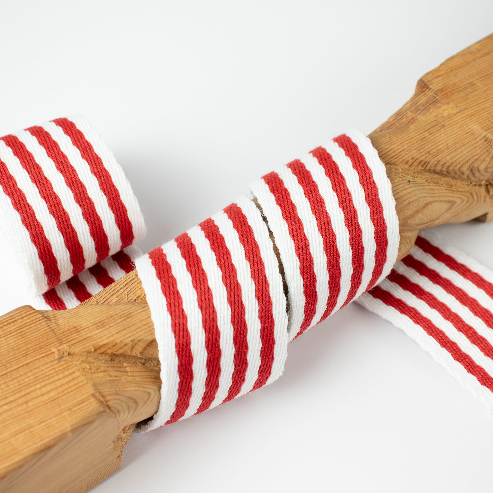 Gurtband 40 mm gestreift – Polyester/Baumwolle – weich & dekorativ