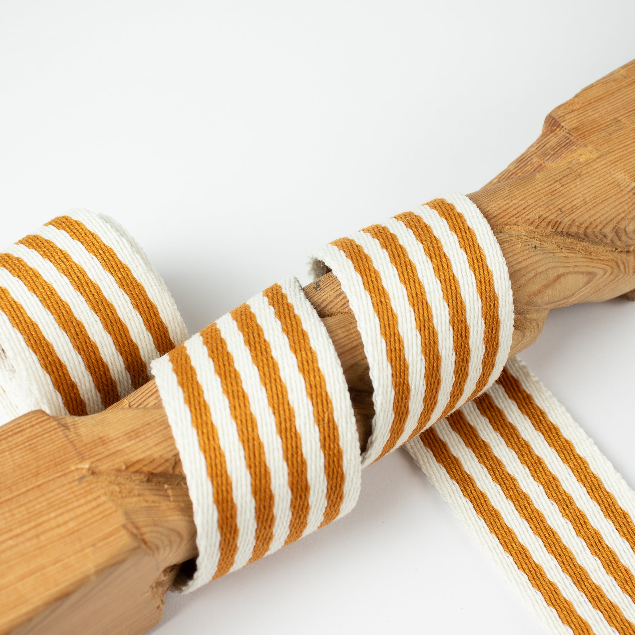 Gurtband 40 mm gestreift – Polyester/Baumwolle – weich & dekorativ