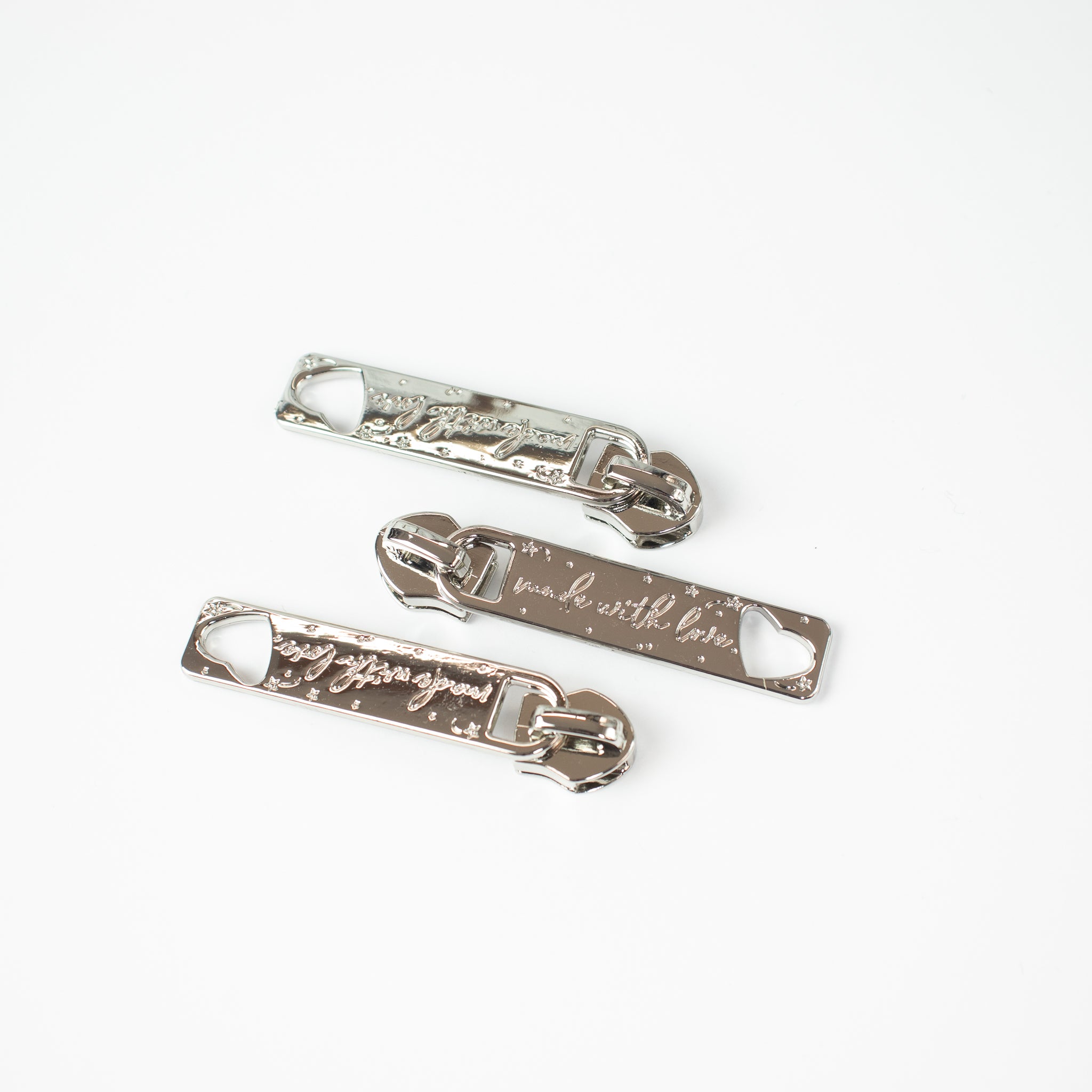 Made with Love #5S Zipper Slider – ZipperZoo, Nylon Coil, Varianten Antique Brass / Nickel