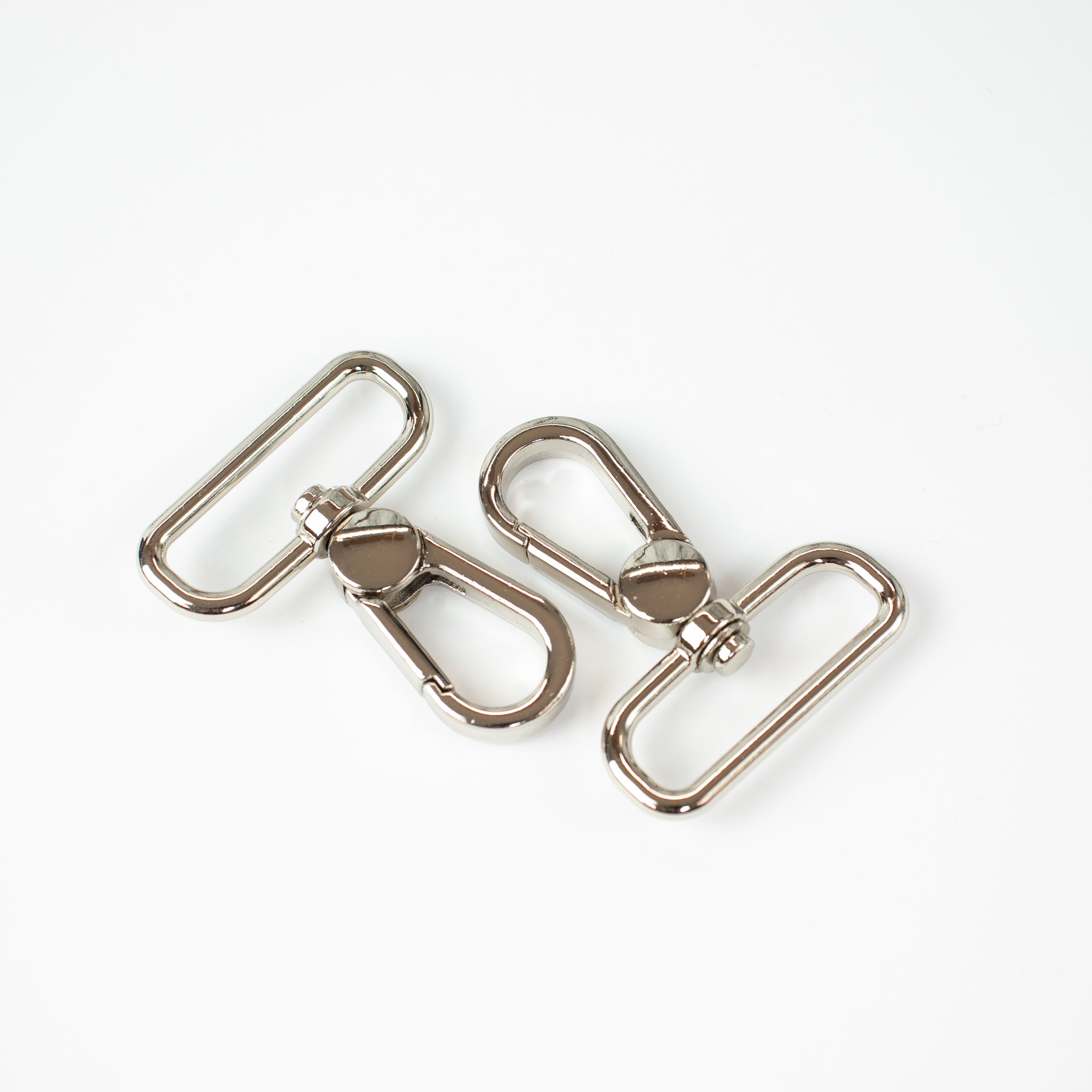 Premium Karabinerhaken (Swivel Hook) 32 mm – ZipperZoo, Doppelpack, mehrere Varianten