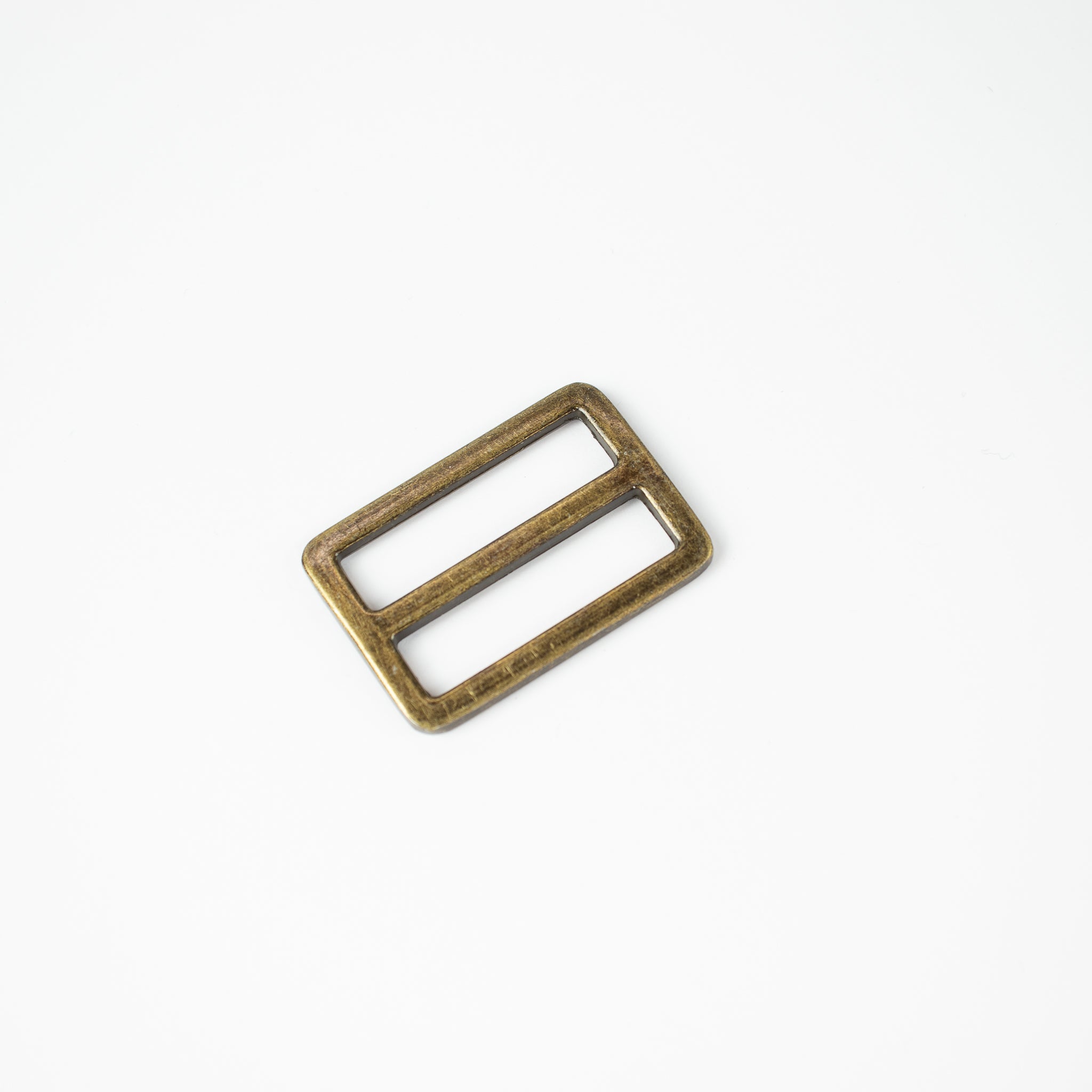 Sleek Leiterschnalle (Strap Slider) 32 mm – ZipperZoo, Varianten Antique Brass / Nickel