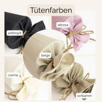 Schultüte aus Leinen – personalisiert mit Name | Schriftart Yannik
