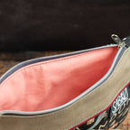 Reißverschlusstasche Mimi aus Canvas – London Map