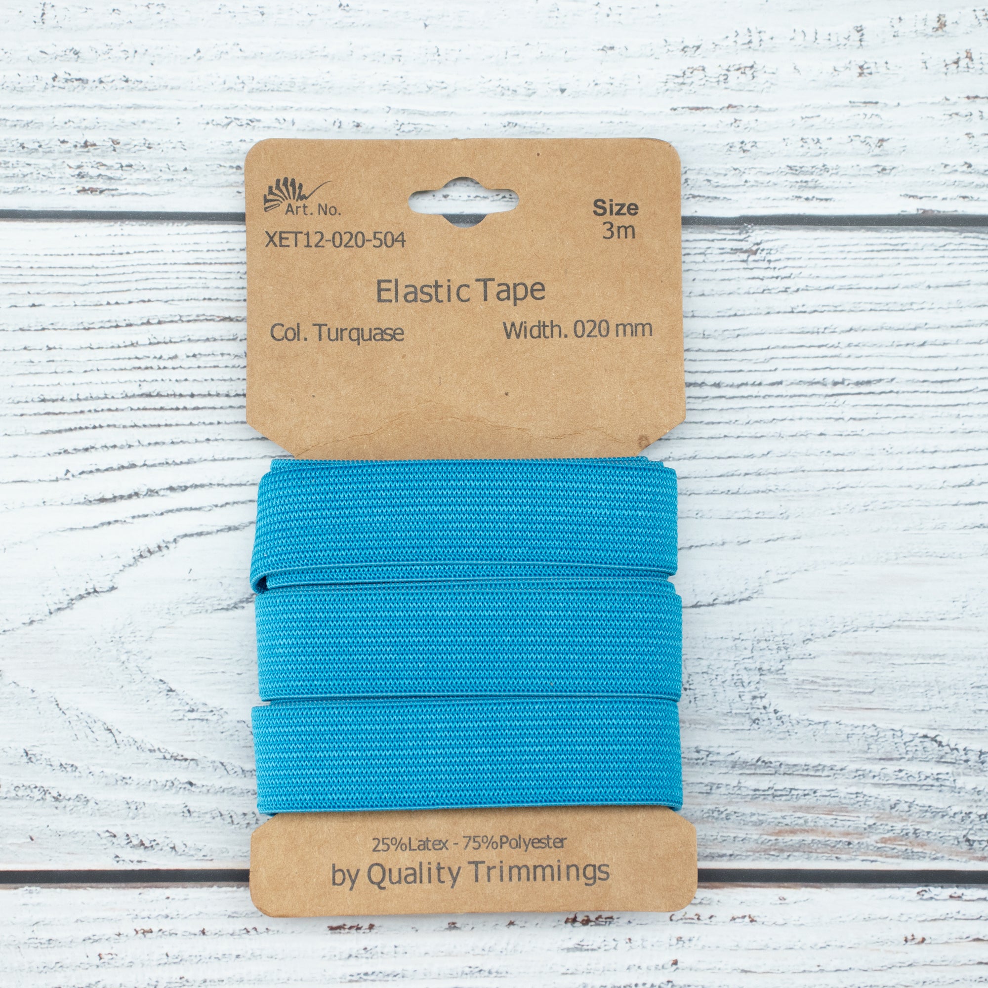 Gummiband - 20mm breit - 3m - 13 Farben