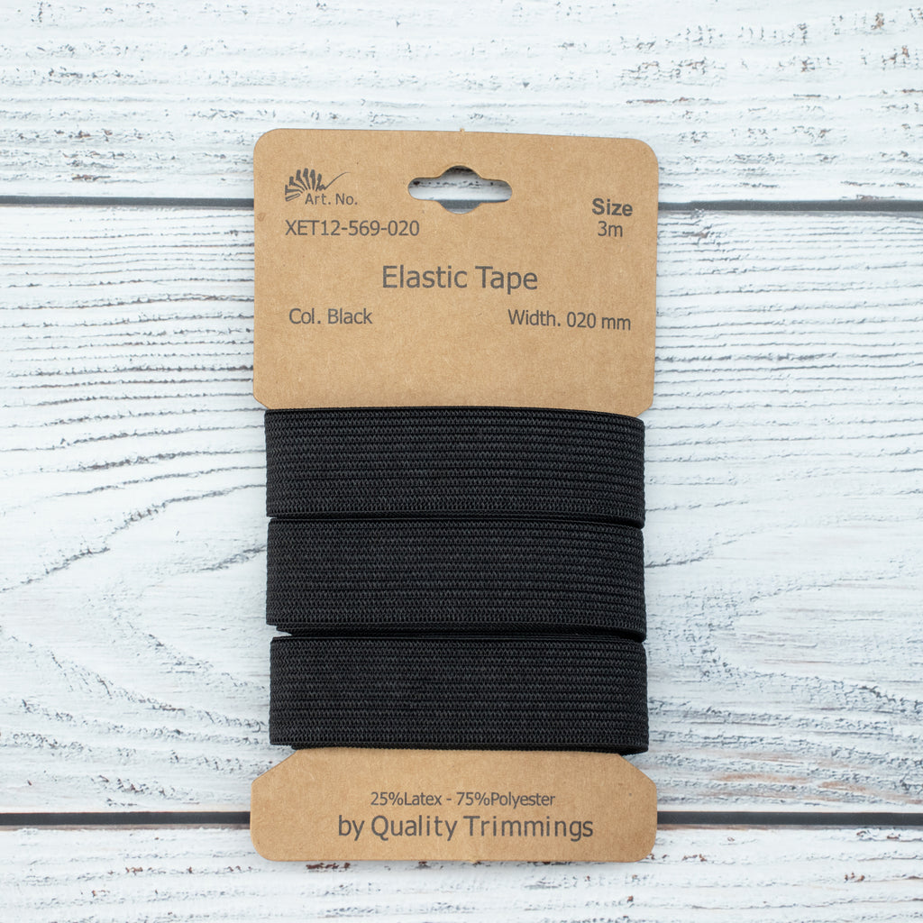 Gummiband - 20mm breit - 3m - 13 Farben