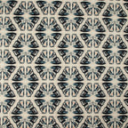 Cotton and Steel - Scout Lake - Swallowtail - In The Midnight Hour Unbleached Canvas Metallic Fabric - Ash Cascade