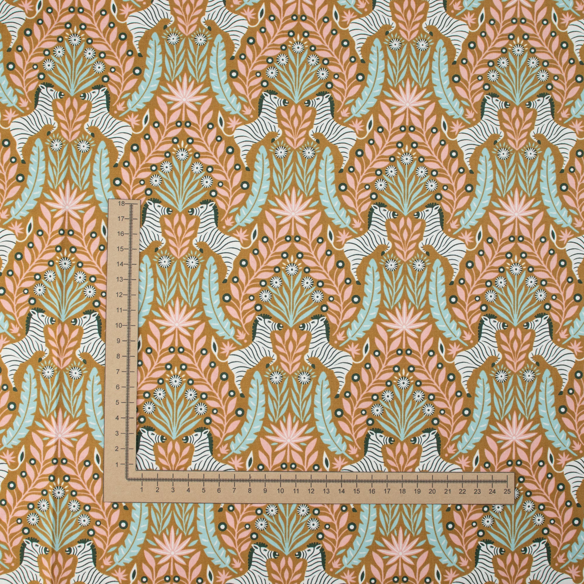 Cotton and Steel - Savanna - Zesty Zebra - Bushwillow Fabric - Carys Mula