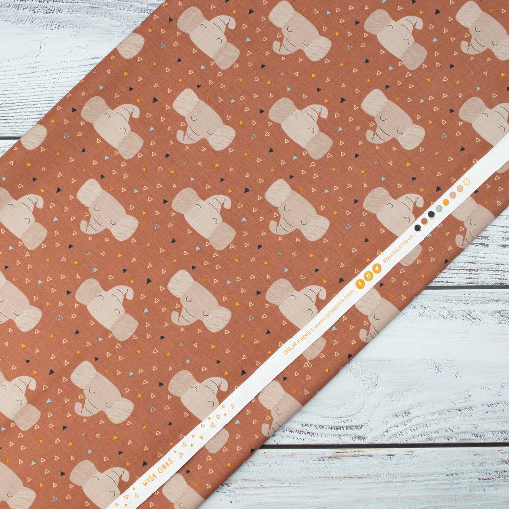 RJR Fabrics - Wilder Ones - Wise Ones - Clay Fabric