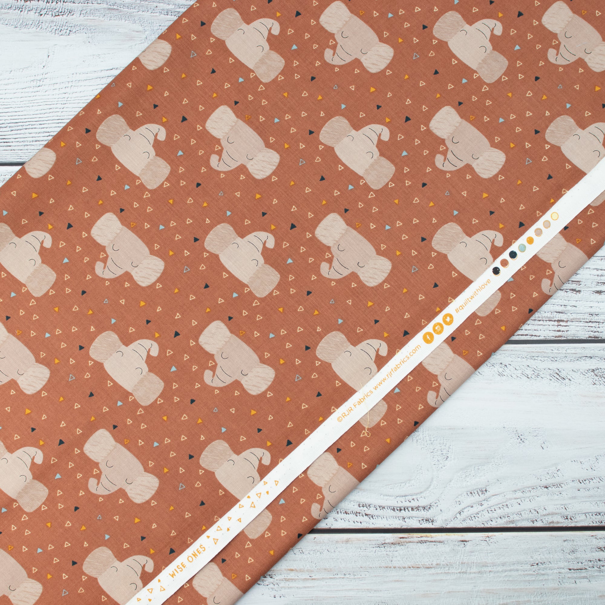 RJR Fabrics - Wilder Ones - Wise Ones - Clay Fabric