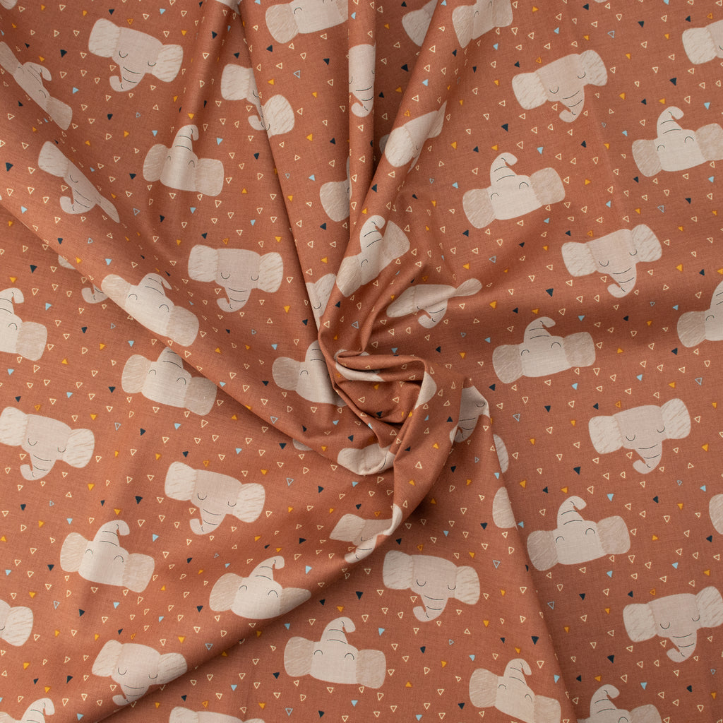 RJR Fabrics - Wilder Ones - Wise Ones - Clay Fabric