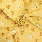 RJR Fabrics - Wilder Ones - Spot The Leopard - Yellow Fabric