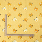 RJR Fabrics - Wilder Ones - Spot The Leopard - Yellow Fabric