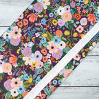 Cotton and Steel - Orchard - Garden Party - Burgundy Fabric - Rifle Paper Co.
