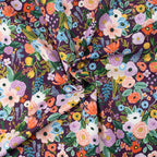 Cotton and Steel - Orchard - Garden Party - Burgundy Fabric - Rifle Paper Co.