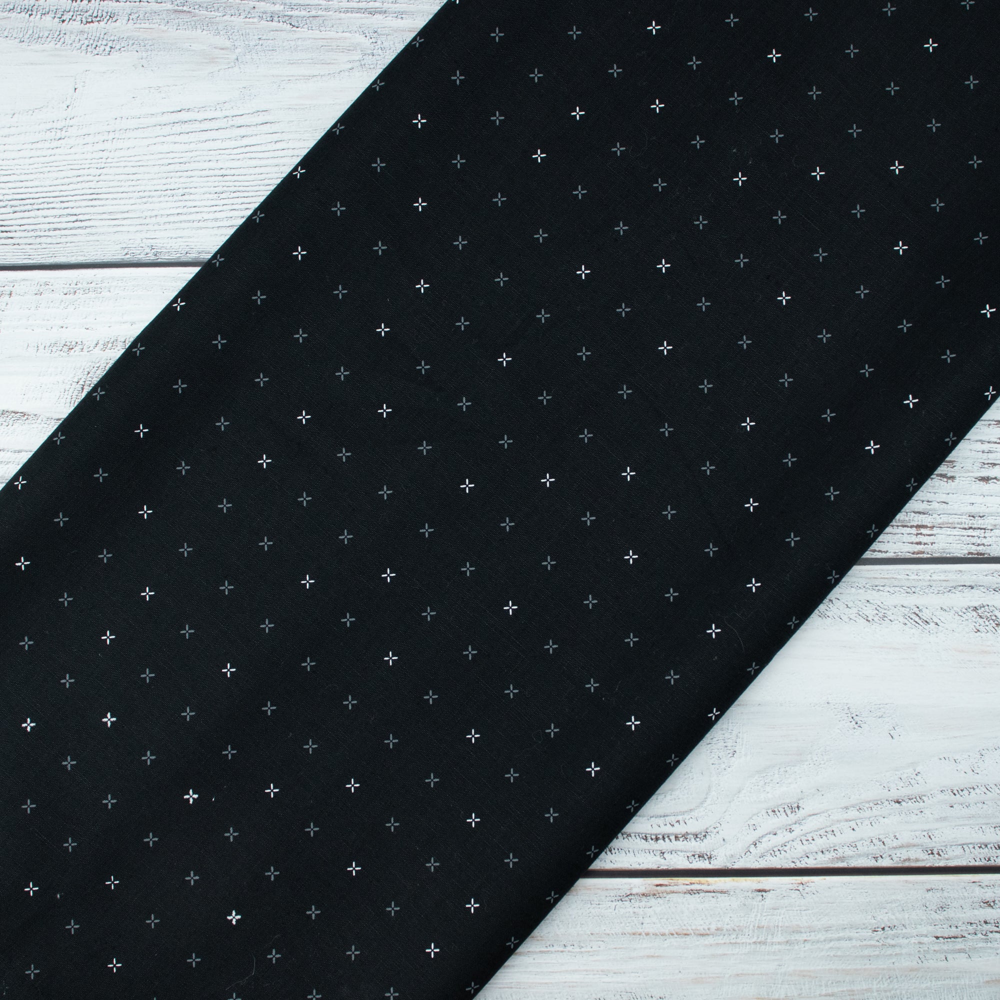 Art Gallery Fabrics - Inkperfect Carbon Edition - Crossed Grid Char