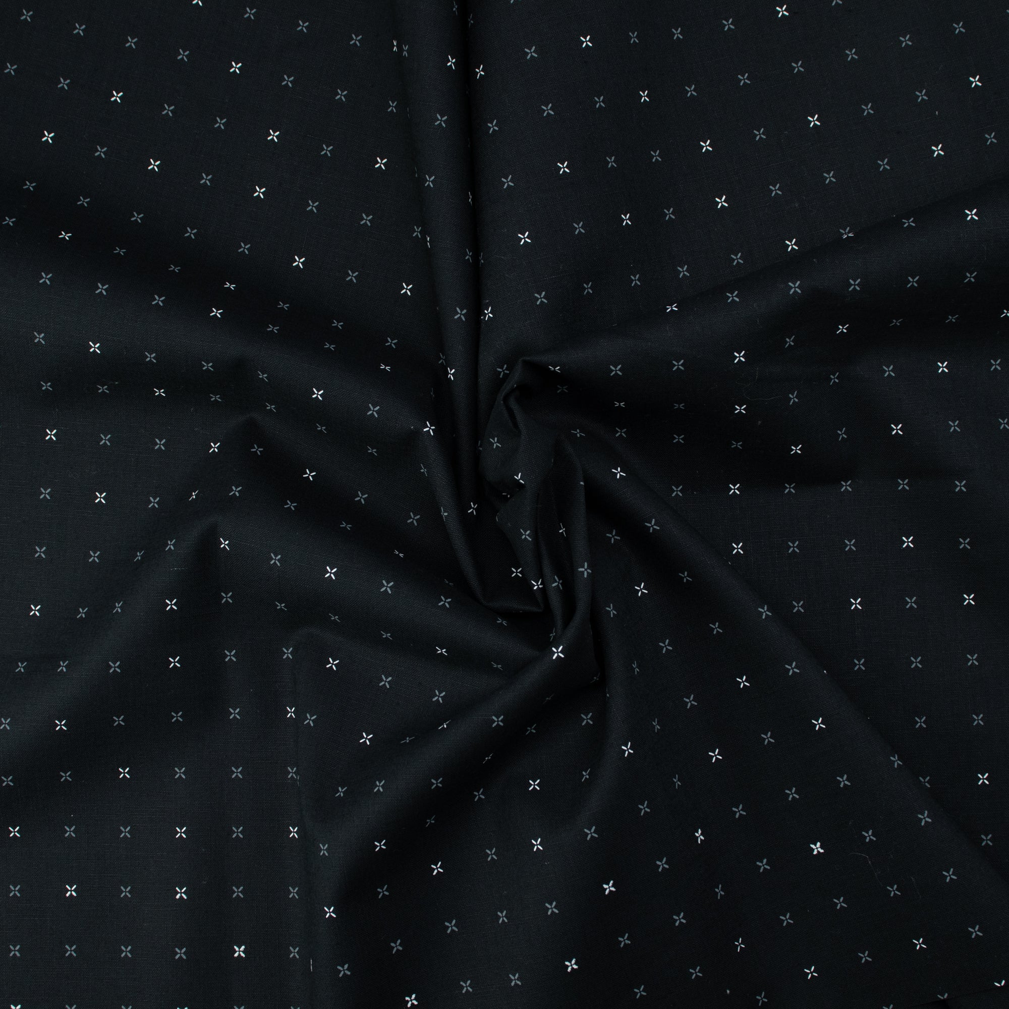 Art Gallery Fabrics - Inkperfect Carbon Edition - Crossed Grid Char