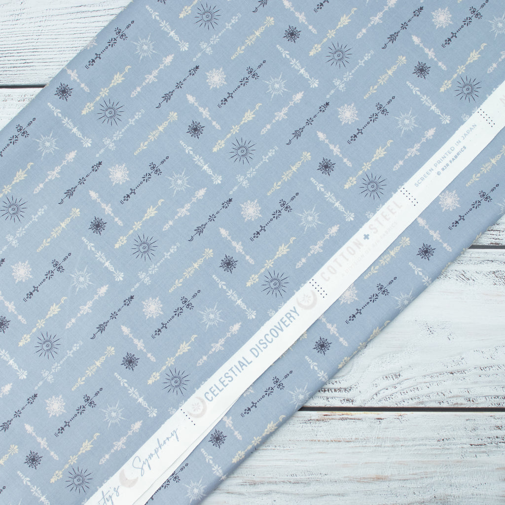 Cotton and Steel - Serendipity´s Symphony - Celestial Discovery - Moonstone Fabric - NIYAII Design