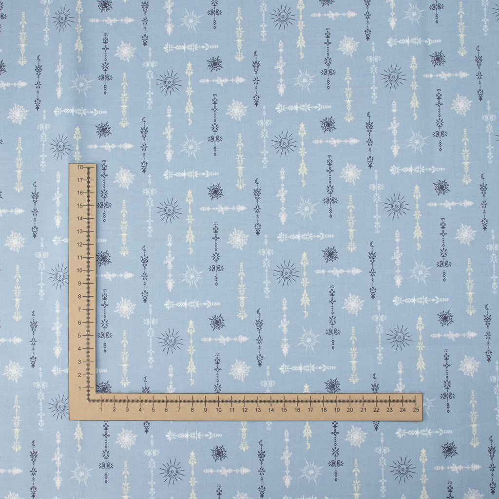 Cotton and Steel - Serendipity´s Symphony - Celestial Discovery - Moonstone Fabric - NIYAII Design