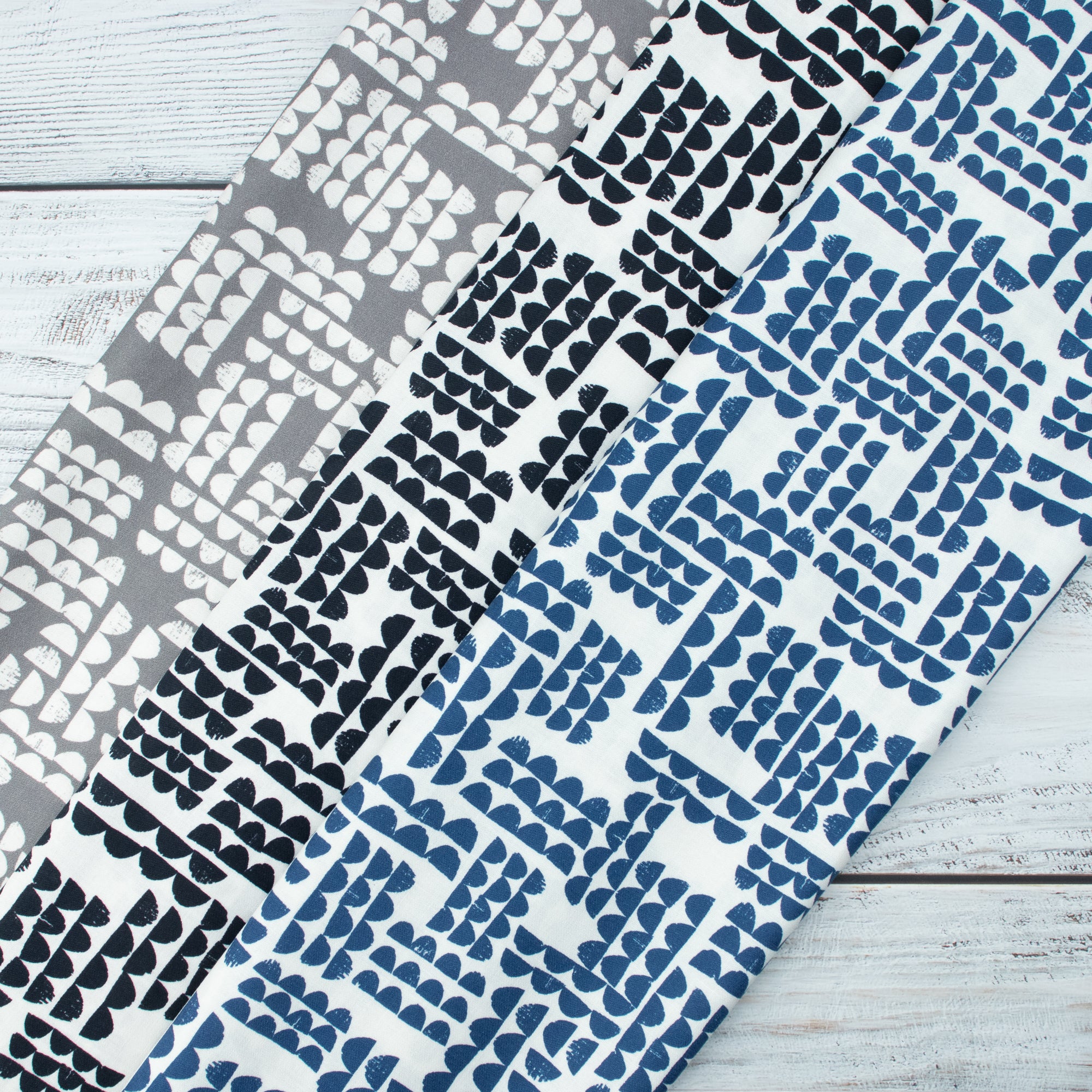 Cloud9 Fabrics - Imprint - Ridge black - Eloise Renouf