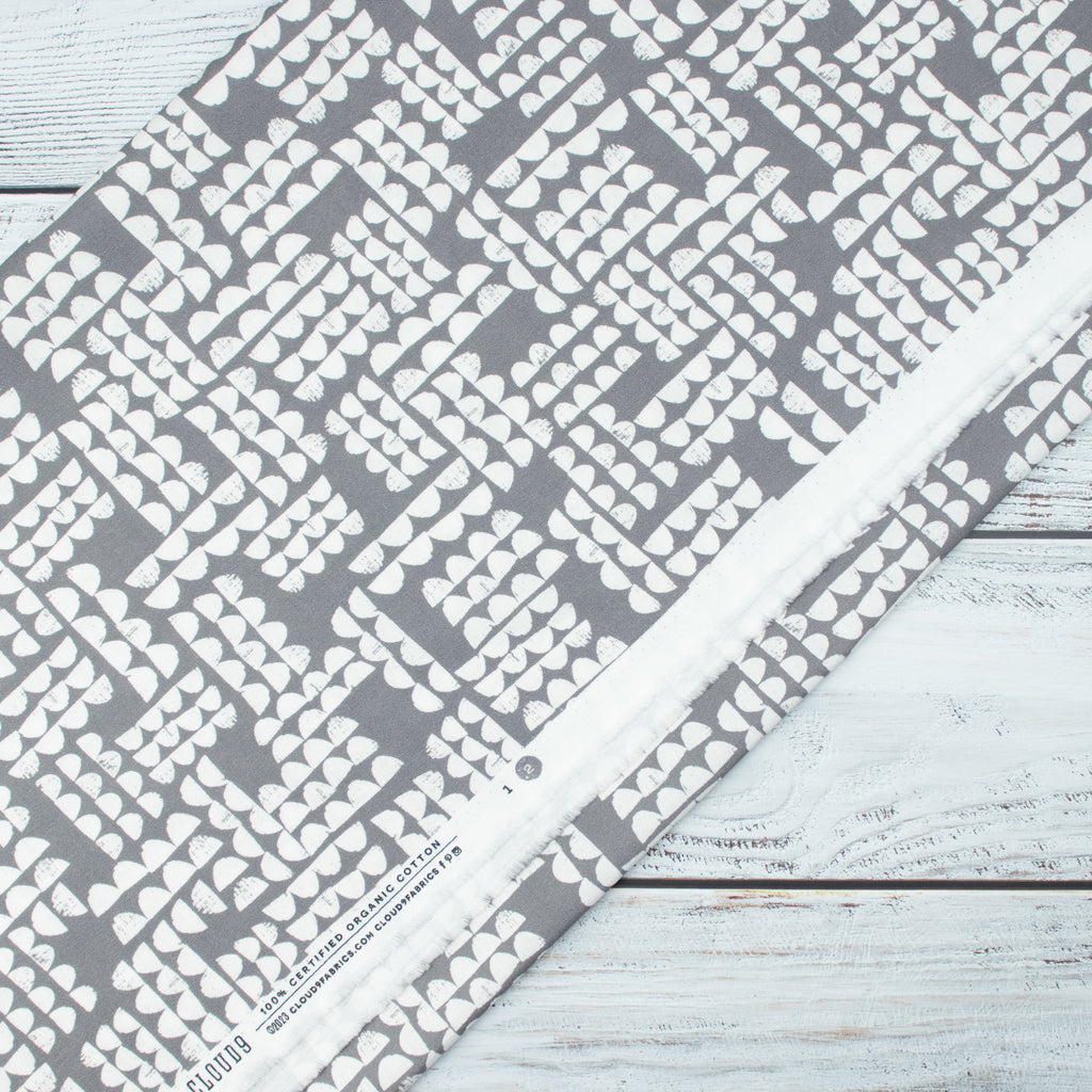 Cloud9 Fabrics - Imprint - Ridge grey - Eloise Renouf