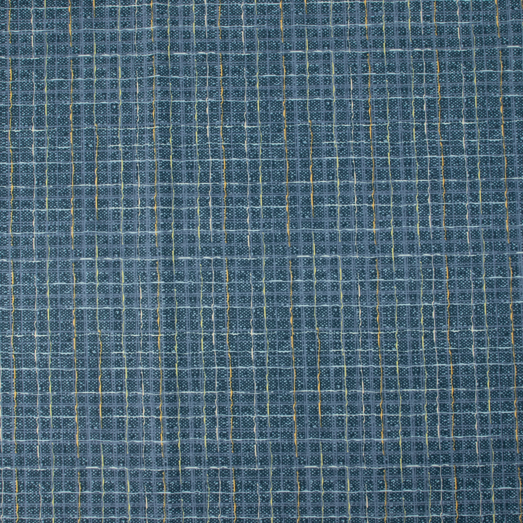 Art Gallery Fabrics - Checkered Elements - Tweed Indigo