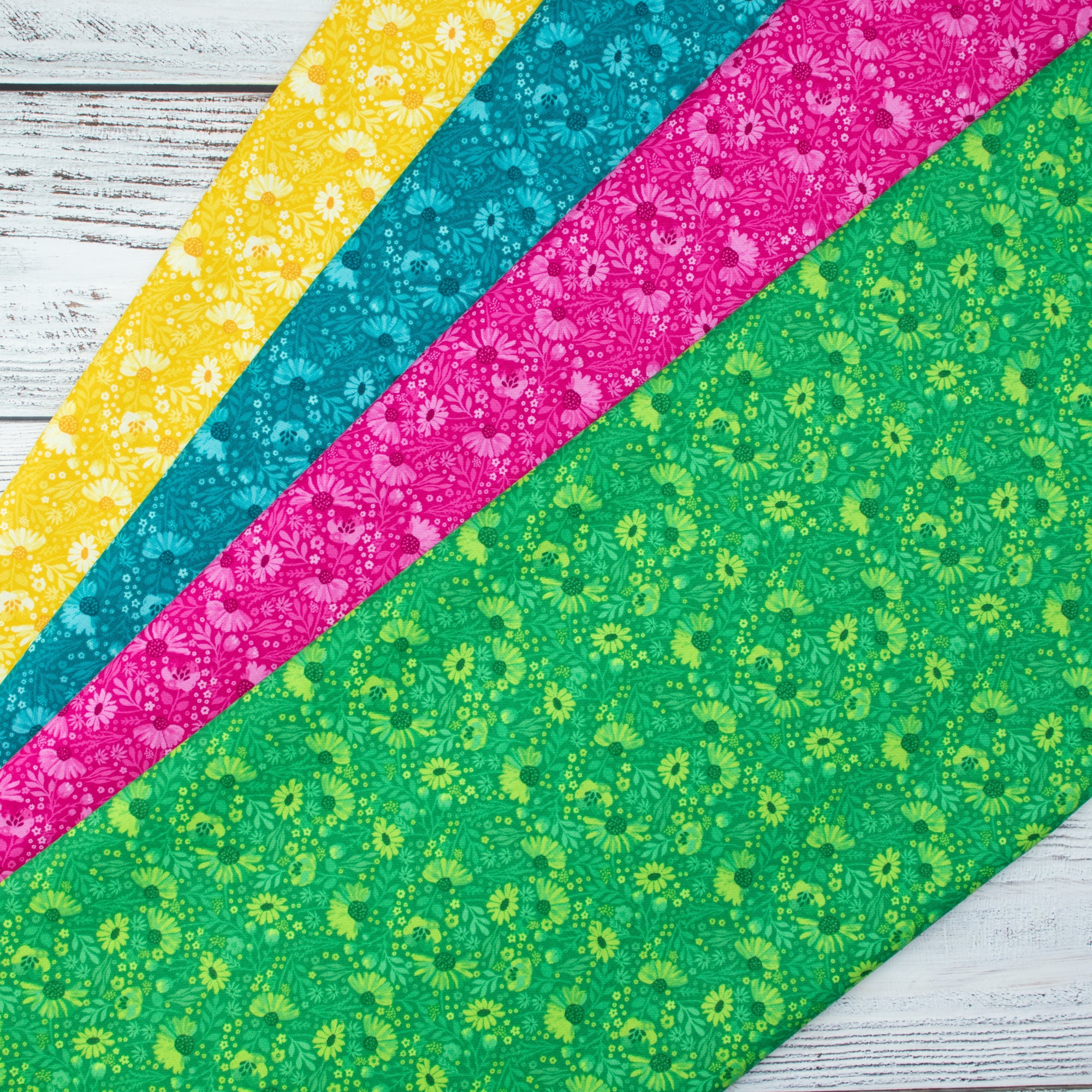 RJR Fabrics - Meadow Land - Candy Cones - Teal