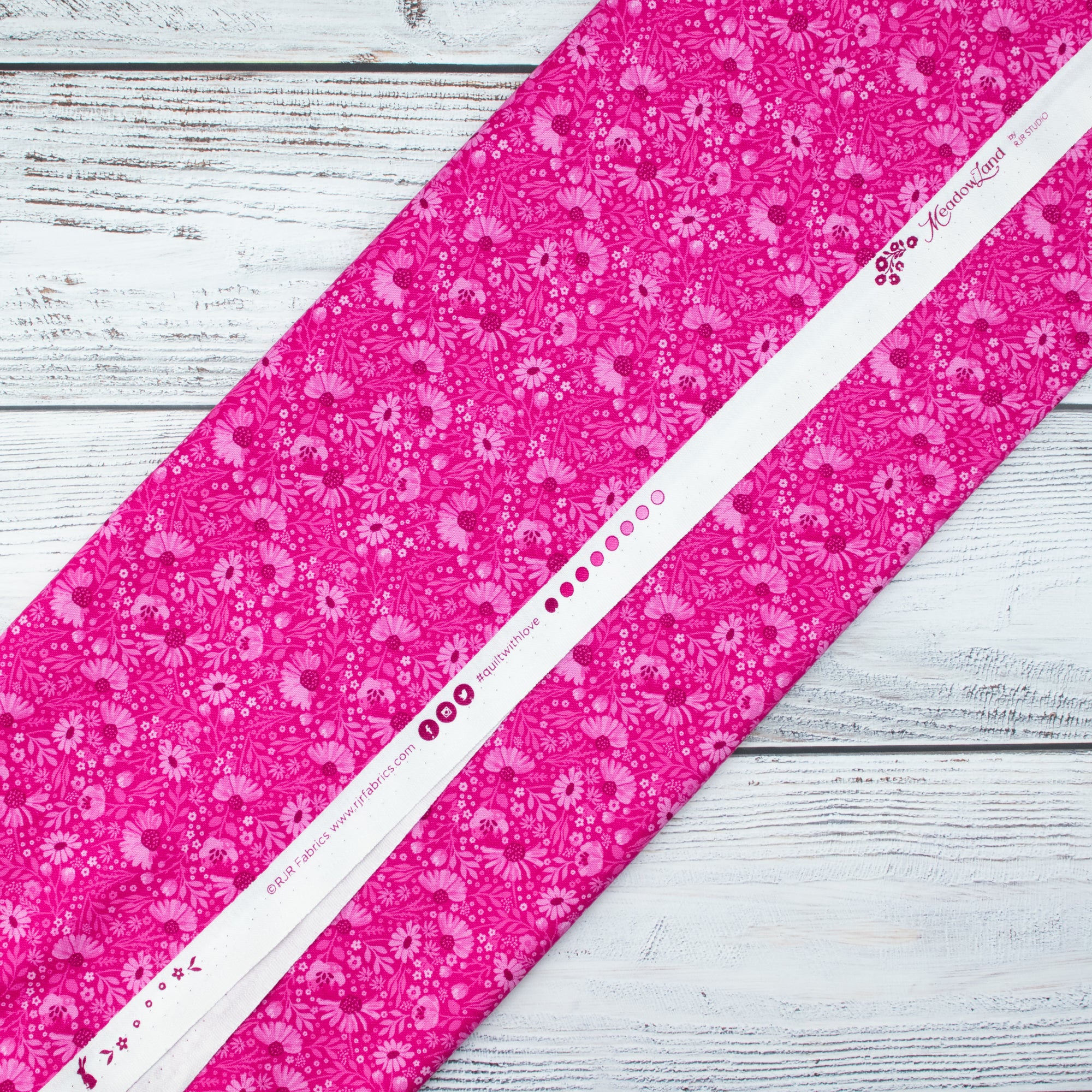 RJR Fabrics - Meadow Land - Candy Cones - Shocking pink