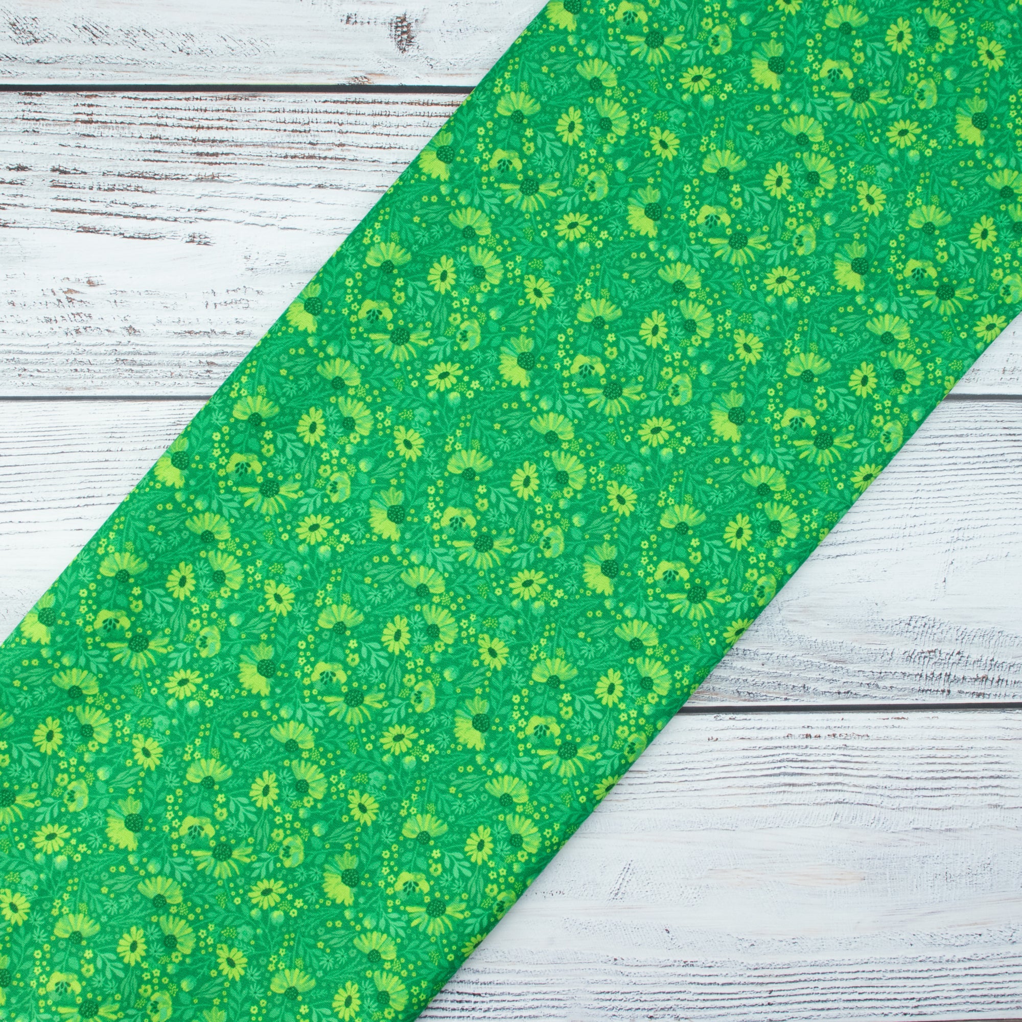 RJR Fabrics - Meadow Land - Candy Cones - Kelly green