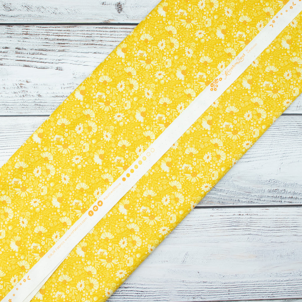 RJR Fabrics - Meadow Land - Candy Cones - Golden Yellow
