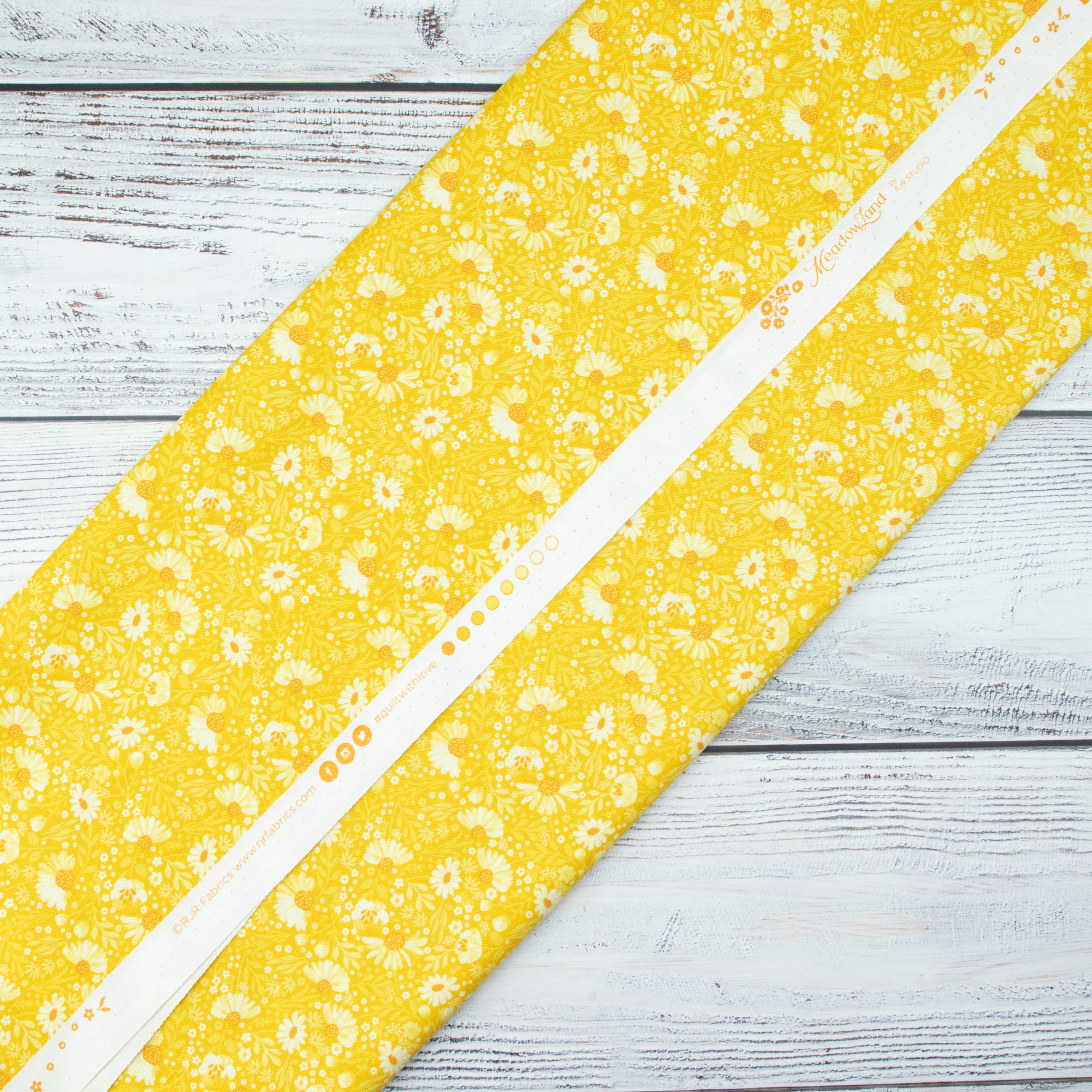 RJR Fabrics - Meadow Land - Candy Cones - Golden Yellow