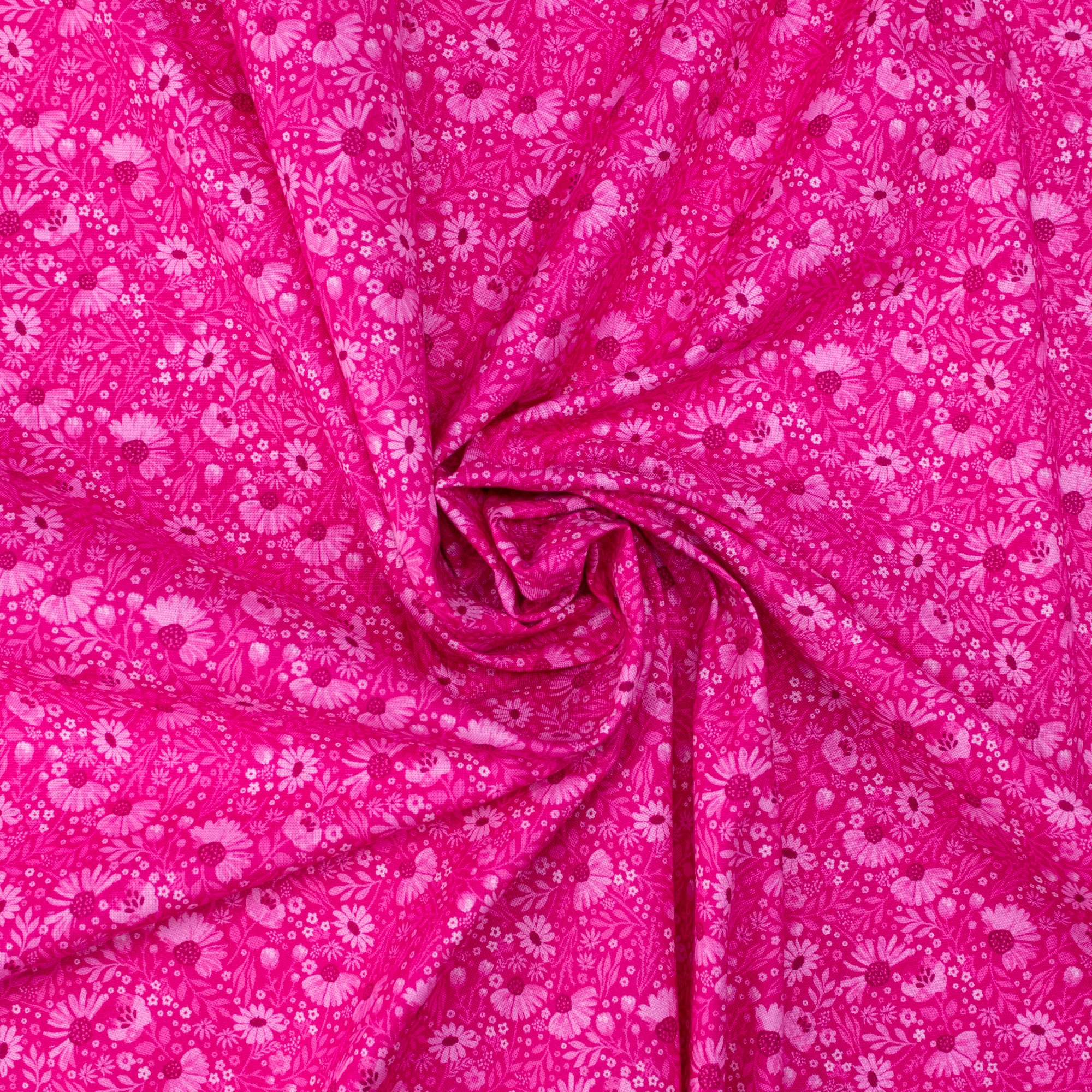 RJR Fabrics - Meadow Land - Candy Cones - Shocking pink