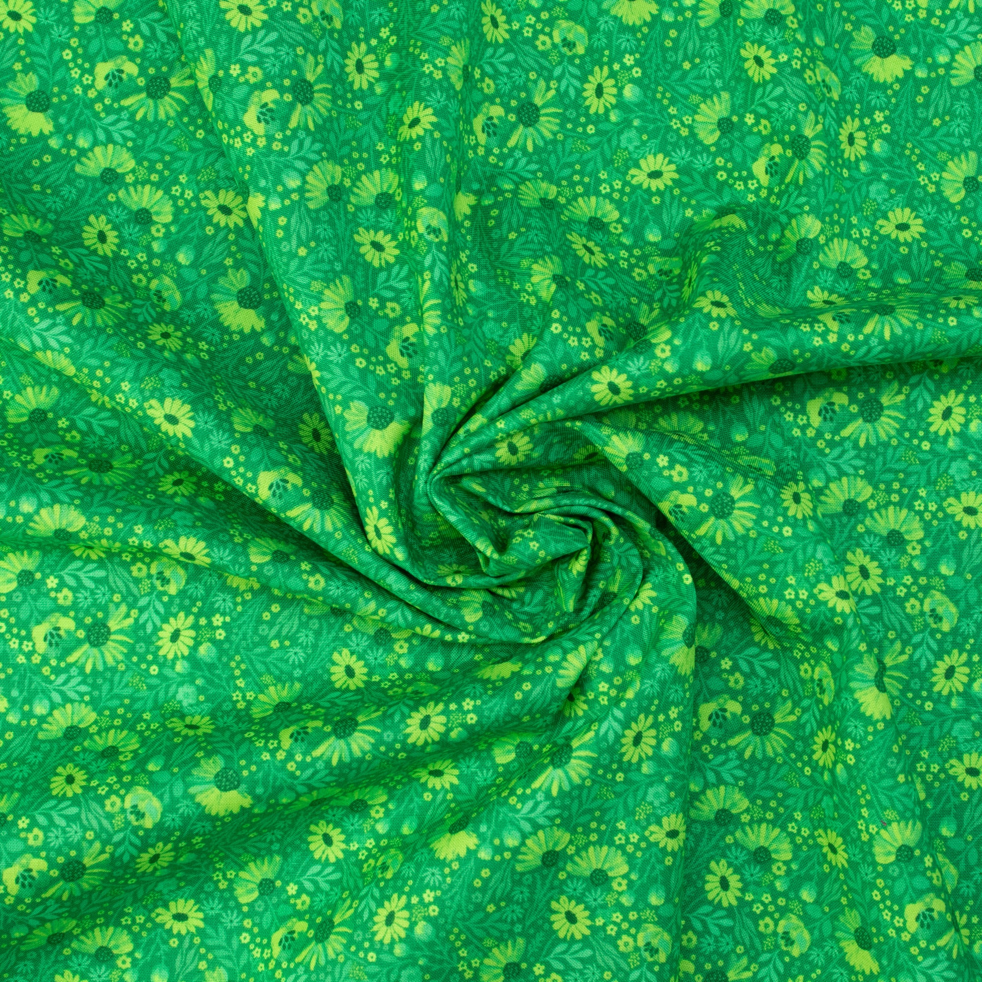 RJR Fabrics - Meadow Land - Candy Cones - Kelly green