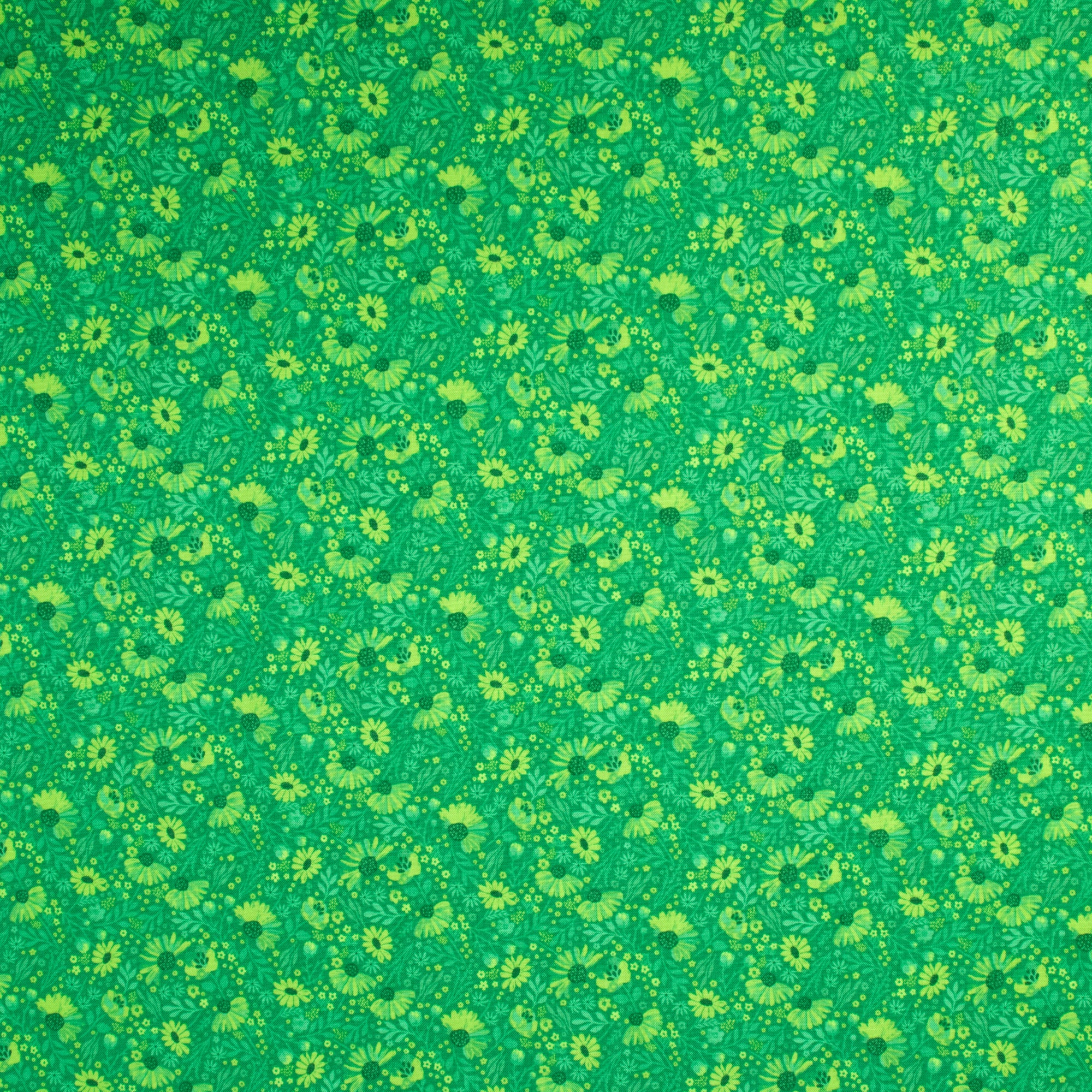 RJR Fabrics - Meadow Land - Candy Cones - Kelly green