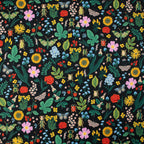 Cotton and Steel - Curio - Black Metallic Fabric - Rifle Paper Co.