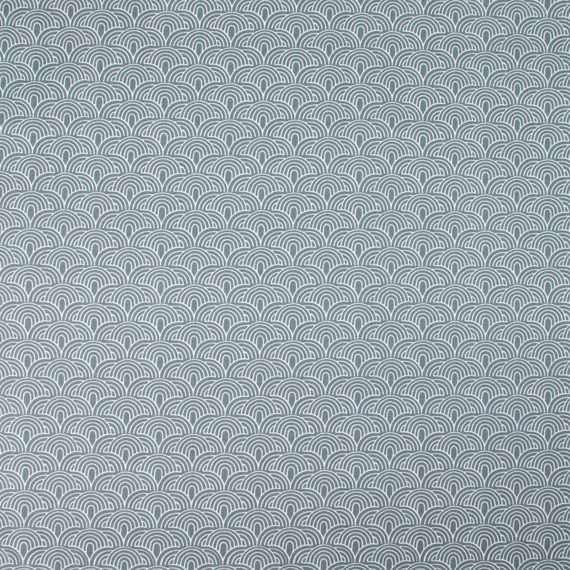 Cotton and Steel - A day Away - Double Arches - Gray Cloud Fabric - Renee Fly