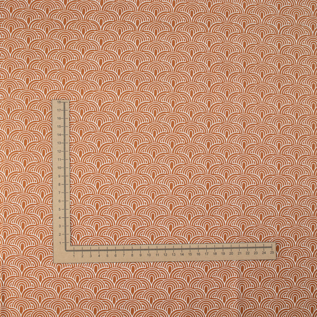 Cotton and Steel - A day Away - Double Arches - Golden Fabric - Renee Fly