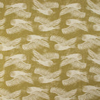 Cotton and Steel - Twin Hills - Barn Owl - Leaf Unbleached Canvas Fabric - Ash Cascade