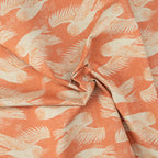 Cotton and Steel - Twin Hills - Barn Owl - Berry Unbleached Canvas Fabric - Ash Cascade