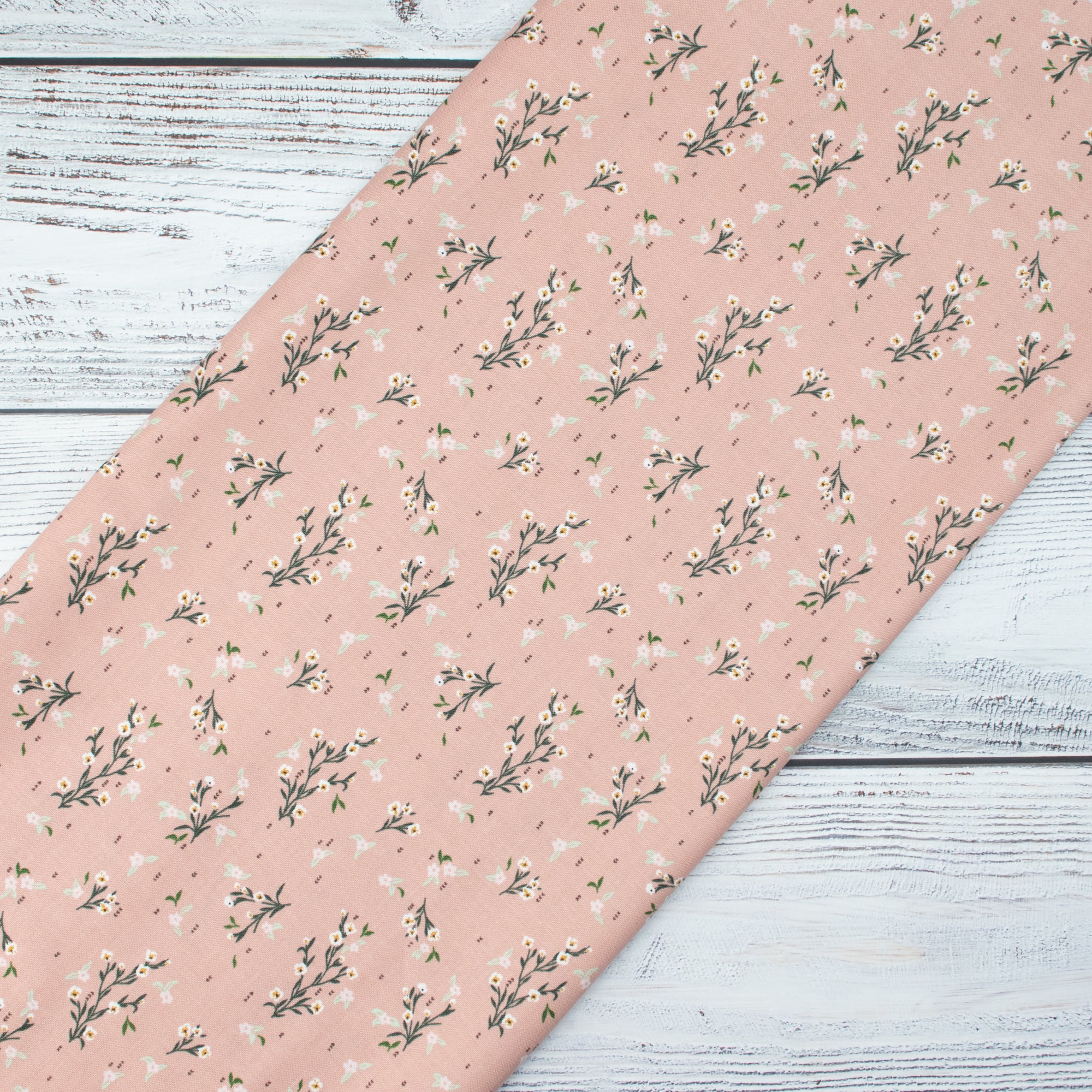 Cotton and Steel - I'll watch you fly - Delicate Bloom - old rose fabric - Lettie Mae