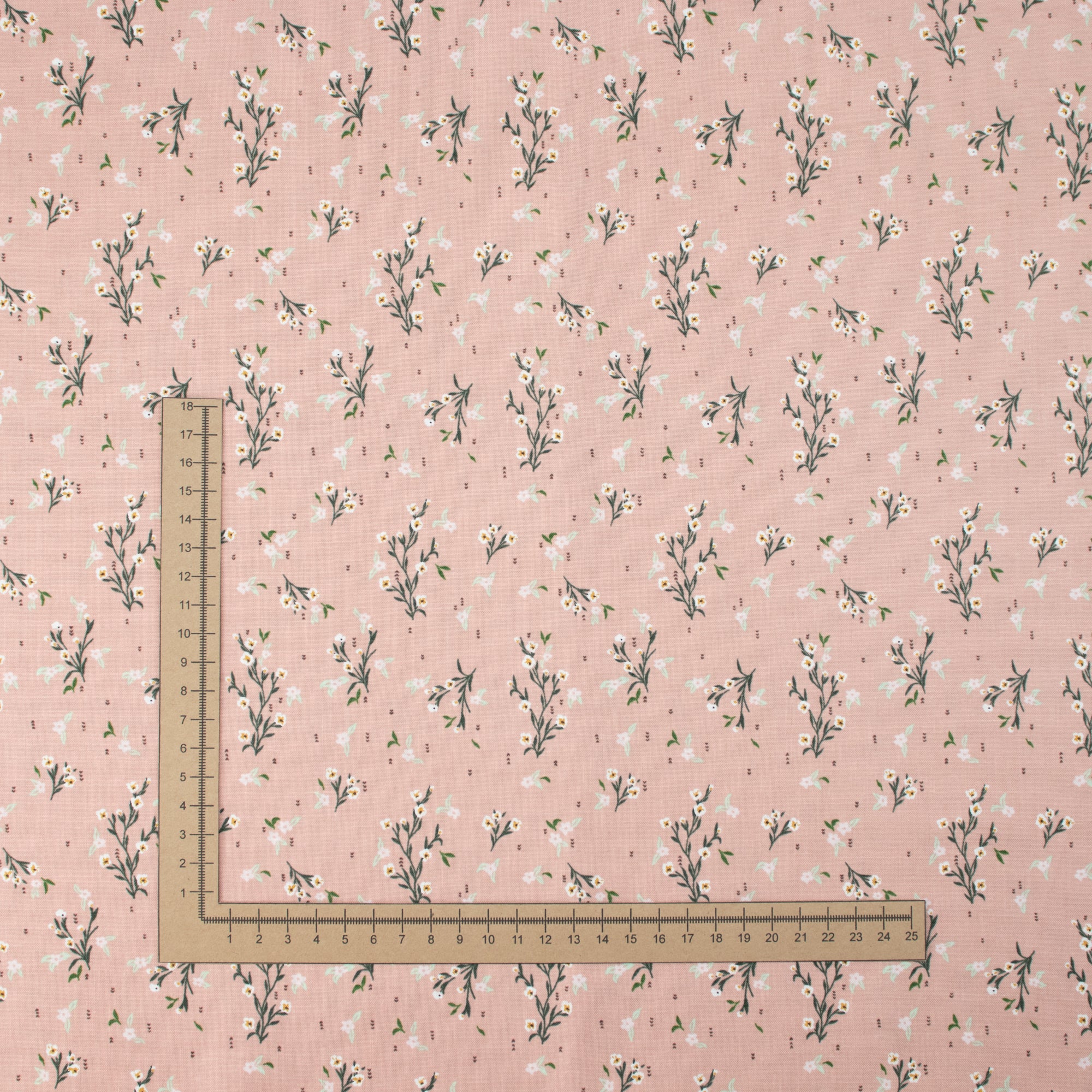 Cotton and Steel - I'll watch you fly - Delicate Bloom - old rose fabric - Lettie Mae