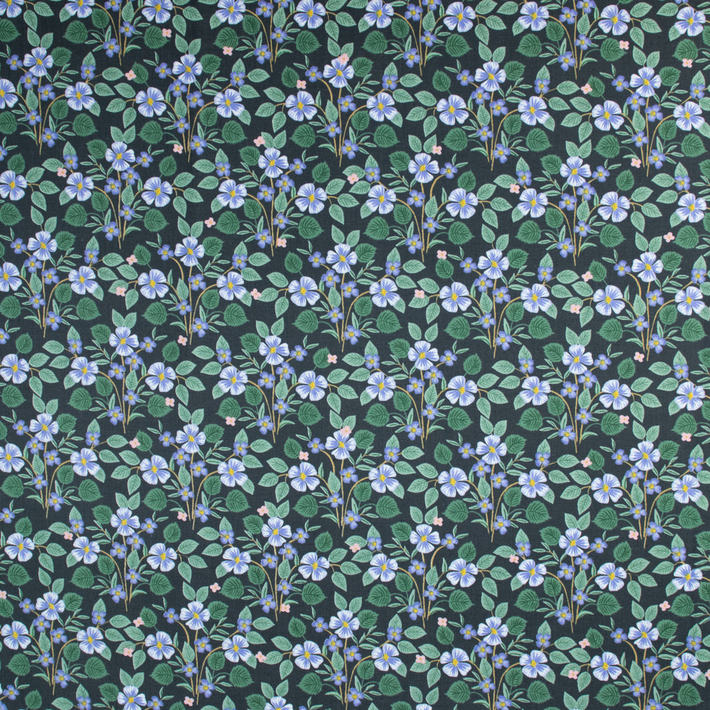 Cotton and Steel - Bramble - Briar - Black Fabric - Rifle Paper Co.